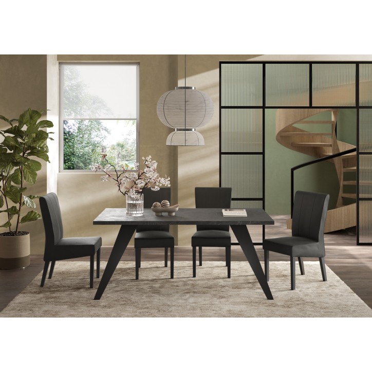 Table PAUL 180 cm Plomb