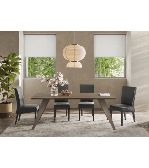Table PAUL 210 cm Chêne mercure et bronze
