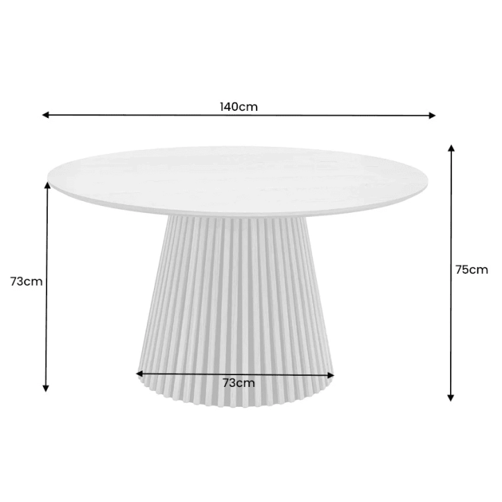 Table à manger VALHALLA WOOD 140 cm