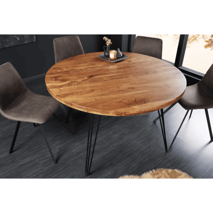 Table à manger SCORPION ronde de 120 cm