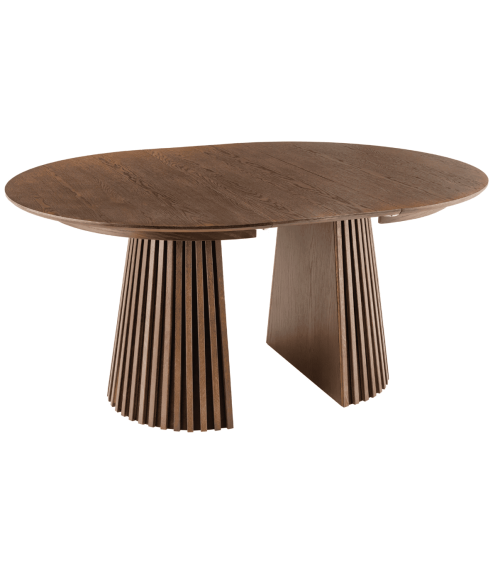 Table à manger VALHALLA WOOD ronde extensible