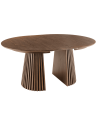 Table à manger VALHALLA WOOD ronde extensible