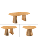 Table extensible ronde VALHALLA WOOD