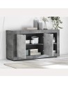 Buffet FIORINO 2 portes 2 niches 136 cm béton