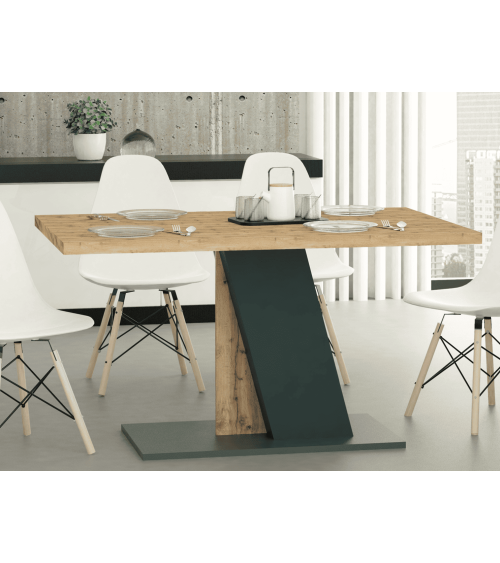 Table Bristol - Chêne et Noir