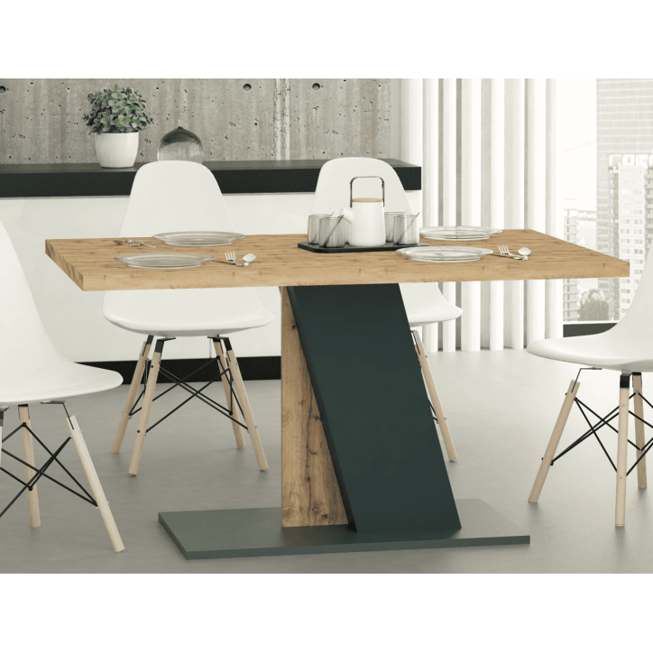 Table Bristol - Chêne et Noir