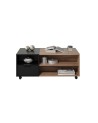Salon complet KYOTO : table basse, meuble TV, vitrine, commode haute, (buffet)