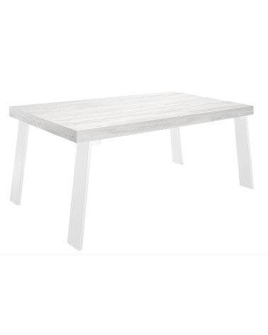 Table à manger Palma - Chene Pino/Blanc - 168 x 88 x 78cm