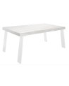 Table à manger  Palma - Chene Pino/Blanc - 168 x 88 x 78cm