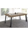 Table à manger Palma - Mercure/Gris - 168 x 88 x 78cm