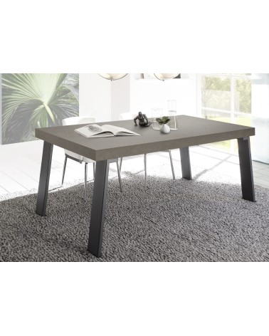 Table à manger Palma - Bronce/Gris - 168 x 88 x 78cm