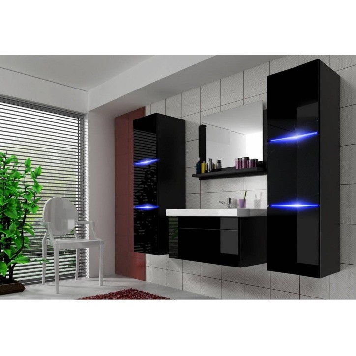 Muebles de baño PERRI negro