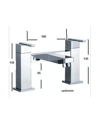 Mélangeur baignoire MAGLOD II avec sortie douchette