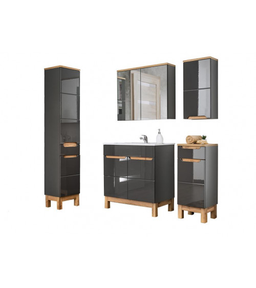 Conjunto de muebles de baño BUENO negro