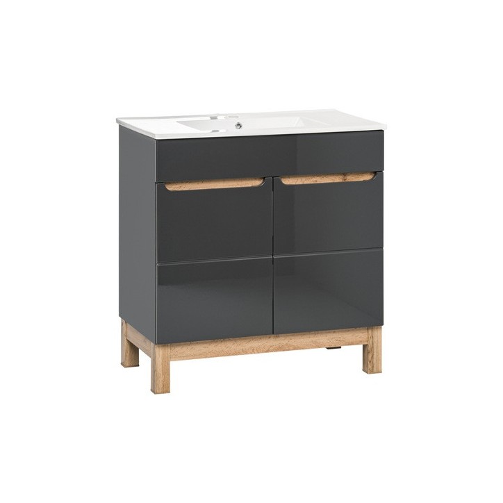 Conjunto de muebles de baño BUENO negro