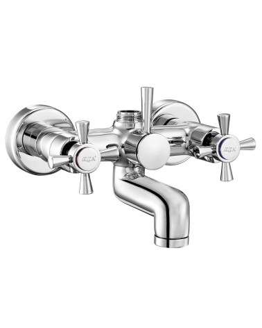 Mélangeur baignoire QUADRILLE chrome