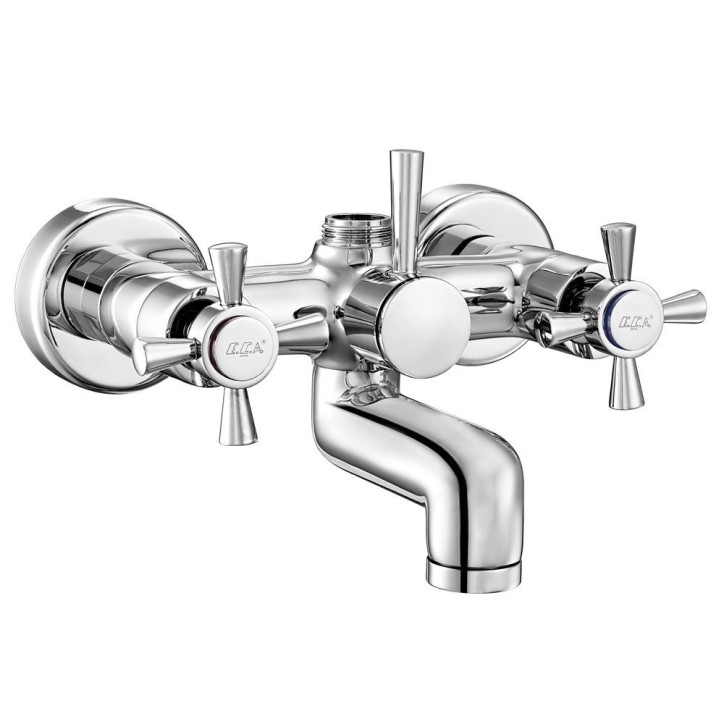 Mélangeur baignoire QUADRILLE chrome