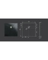 Receveur de douche TOP carré 90cm NOIR