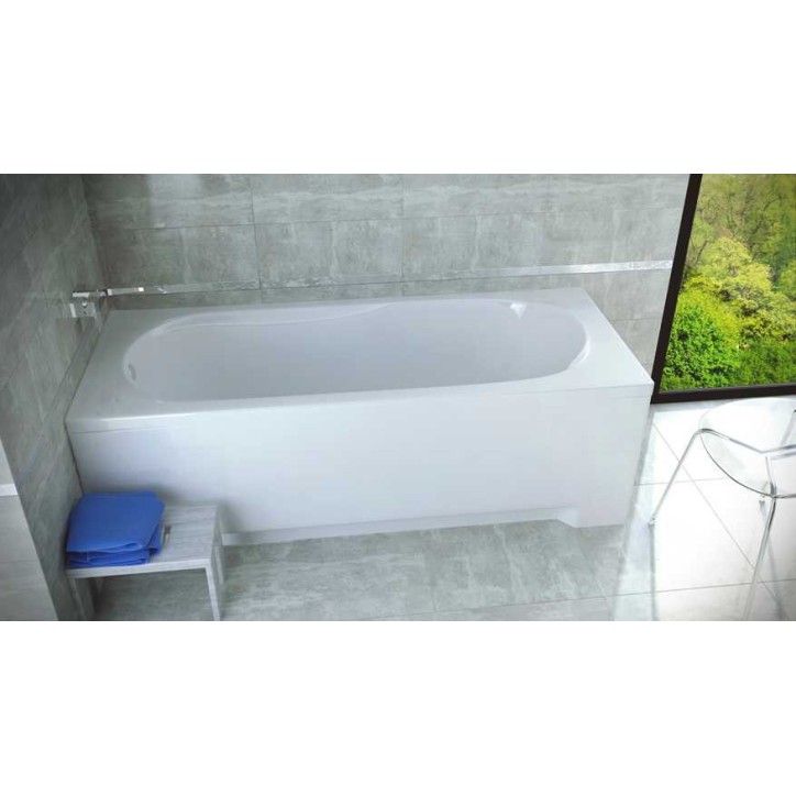 Bañera rectangular BONA 150 x 70 cm con faldón reversible