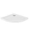 Receveur de douche BARON 1/4 rond acrylique blanc 90x90x5.5 cm