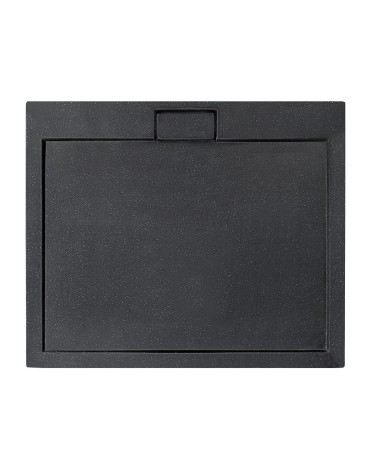 Receveur de douche extra-plat AXIM ULTRASLIM rectangulaire 100/110/120 x 80/90 cm effet pierre noire