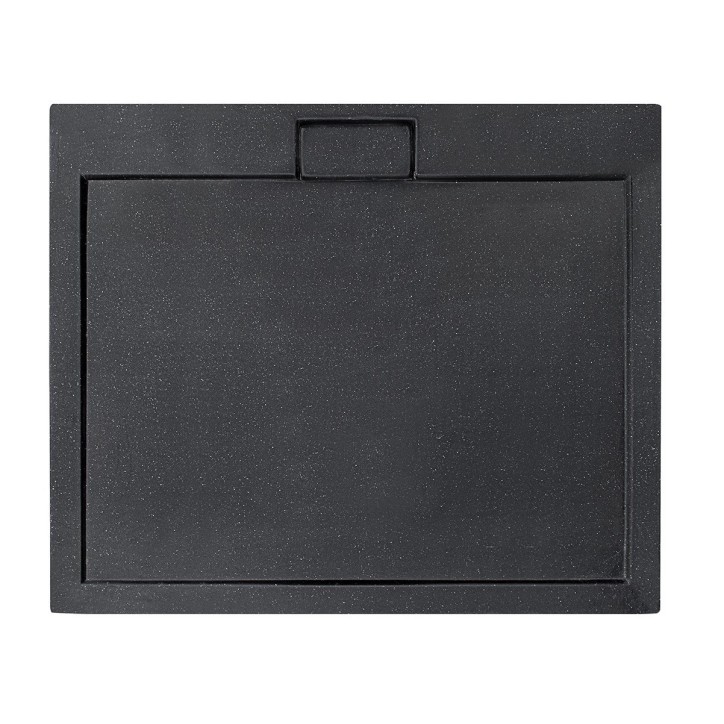 Receveur de douche extra-plat AXIM ULTRASLIM rectangulaire 100/110/120 x 80/90 cm effet pierre noire