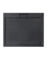 Receveur de douche extra-plat AXIM ULTRASLIM rectangulaire 100/110/120 x 80/90 cm effet pierre noire