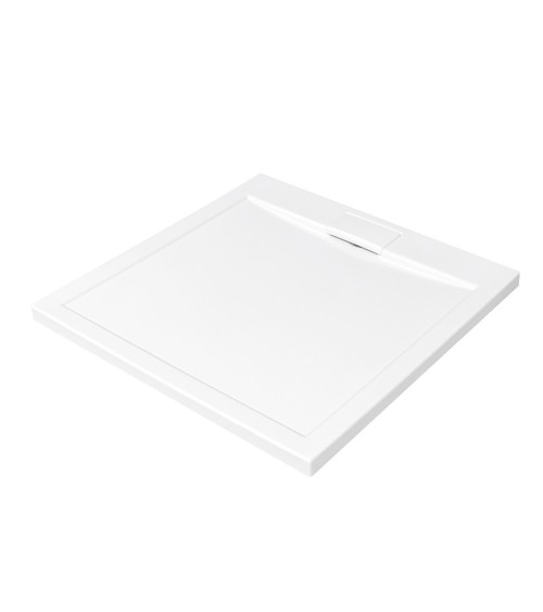 Receveur de douche extra-plat AXIM ULTRASLIM carré 80x80 cm et 90x90 cm blanc