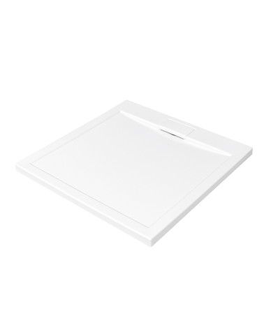 Receveur de douche extra-plat AXIM ULTRASLIM carré 80x80 cm et 90x90 cm blanc