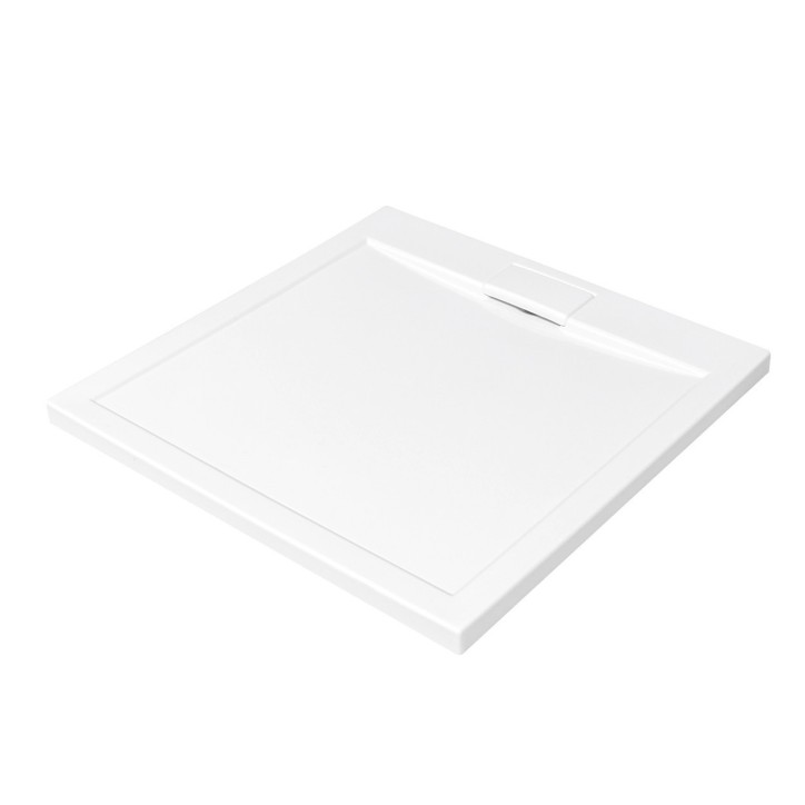 Receveur de douche extra-plat AXIM ULTRASLIM carré 80x80 cm et 90x90 cm blanc