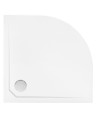 Receveur de douche extra-plat ACSO ULTRASLIM semi-circulaire 80x80 cm et 90x90 cm blanc