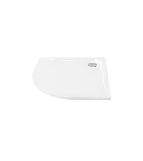 Receveur de douche extra-plat ACSO ULTRASLIM semi-circulaire 80x80 cm et 90x90 cm blanc