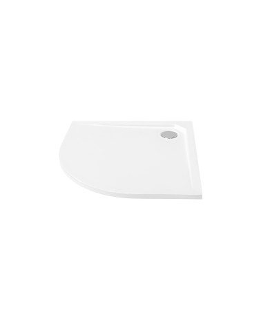 Receveur de douche extra-plat ACSO ULTRASLIM semi-circulaire 80x80 cm et 90x90 cm blanc