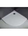 Receveur de douche extra-plat ACSO ULTRASLIM semi-circulaire 80x80 cm et 90x90 cm blanc