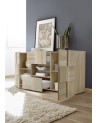 Buffet 2 portes 2 tiroirs DAMA chêne 181/84/43 cm