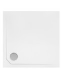 Receveur de douche extra-plat ACRO ULTRASLIM carré 80x80 cm et 90x90 cm blanc