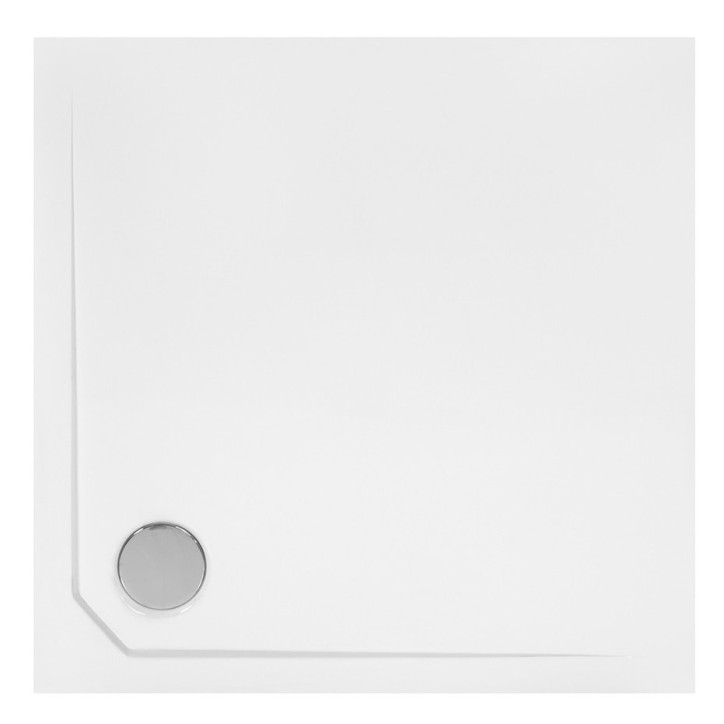 Receveur de douche extra-plat ACRO ULTRASLIM carré 80x80 cm et 90x90 cm blanc