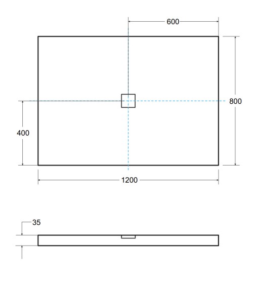Receveur de douche extra-plat NOX ULTRASLIM rectangulaire 100/120/130/140 x 80/90 cm blanc