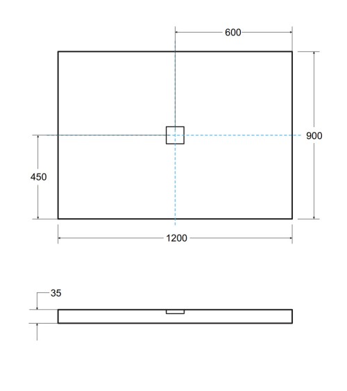 Receveur de douche extra-plat NOX ULTRASLIM rectangulaire 100/120/130/140 x 80/90 cm blanc