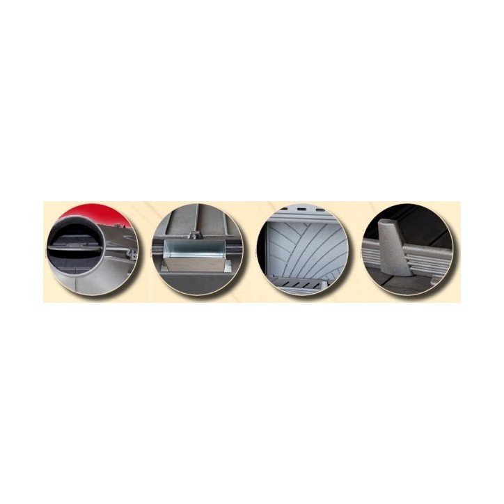 Insert cheminée d'angle  KOMIN 14 kw