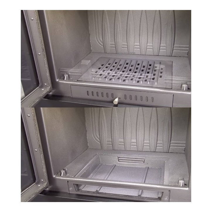 Inserto per camino ad angolo Trivision 10 kw