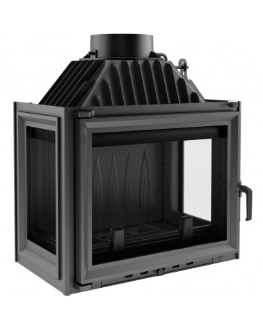 Insert cheminée d'angle  KOMIN 14 kw