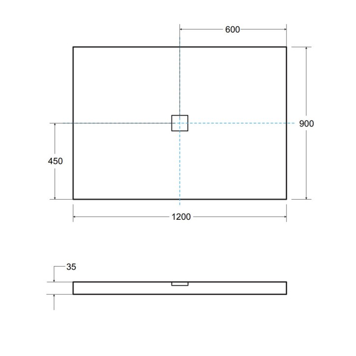 Receveur de douche extra-plat NOX ULTRASLIM rectangulaire 100/120/130/140 x 80/90 cm noir