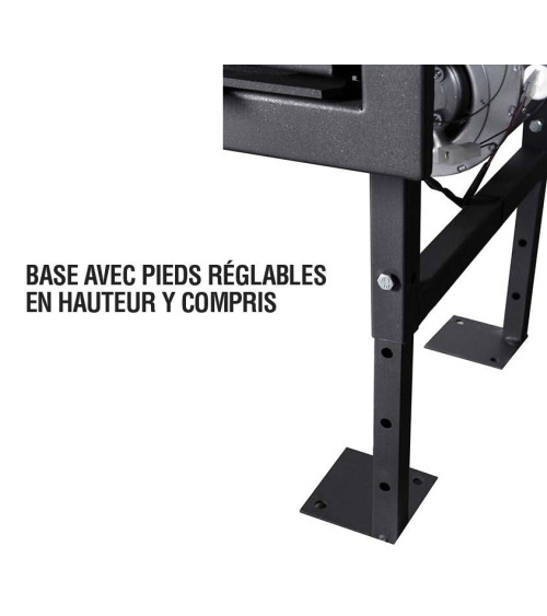 Insert cheminée à bois FLORIDA avec turbine 13 kW