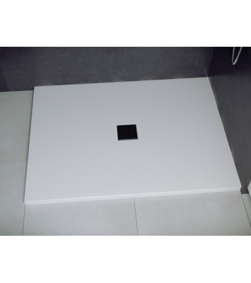 Receveur de douche extra-plat NOX ULTRASLIM rectangulaire 100/120/130/140 x 80/90 cm blanc-noir
