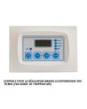 Insert cheminée à bois FLORIDA avec turbine 14,5 kW 2 vitres version gauche