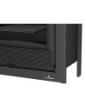 Insert cheminée à bois Holguin avec turbine 17,5 kW 2 vitres gauche