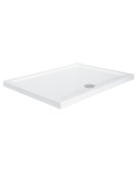 Receveur de douche extra-plat ALPINA SLIMLINE rectangulaire 100/120 x 80/90 cm blanc