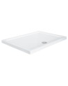 Receveur de douche extra-plat ALPINA SLIMLINE rectangulaire 100/120 x 80/90 cm blanc