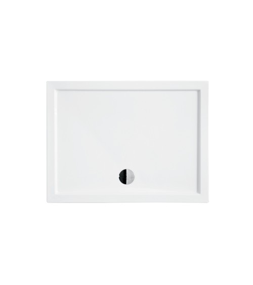 Receveur de douche extra-plat ALPINA SLIMLINE rectangulaire 100/120 x 80/90 cm blanc